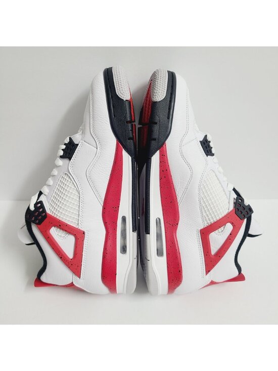 Nike Air Jordan 4 Retro Red Cement Shoes DH6927-161 Size 10 White Red B Grade #1 main image 6